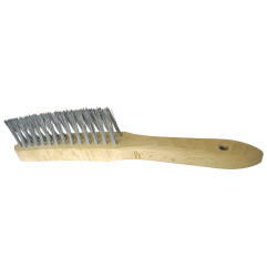 Vente de BROSSE MANUELLE EN V Spécial soudure 295X145X35 FIL INOX Leman, numéro 9394 / mn_750.233 à 13,74 €HT soit 16,49 €TTC. 