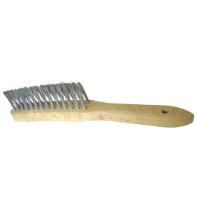 Vente de BROSSE MANUELLE EN V Spécial soudure 295X145X35 FIL INOX Leman, numéro 9394 / mn_750.233 à 13,74 €HT soit 16,49 €TTC. 