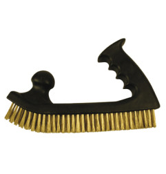 Vente de BROSSE MANUELLE FORME RABOT 255x35x17 FIL 0.30 acier laitonné ondulé Leman, numéro 9395 / mn_760.192 à 9,99 €HT soit 11