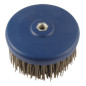 Brosse Plateau Pour Polisseuse D.130 M14 Grain 60  ref 150.125V Leman