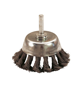 Vente de BROSSE CONIQUE D.70 / TIGE DE 6X30 FIL 0.50 acier torsadé Leman, numéro 9437 / mn_220.070 à 15,83 €HT soit 18,99 €TTC. 