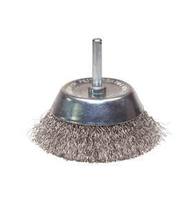 Vente de BROSSE CONIQUE D.50 / TIGE DE 6x30 FIL 0.30 INOX ondulé Leman, numéro 9440 / mn_310.050I à 9,99 €HT soit 11,99 €TTC. 