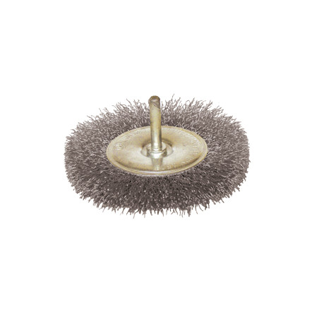 Vente de BROSSE CIRCULAIRE D.40 / TIGE DE 6x30 FIL 0.30 acier ondulé Leman, numéro 9448 / mn_330.040A à 3,74 €HT soit 4,49 €TTC.