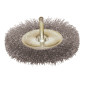 Brosse Circulaire D40 Fil 0.30 Acier Ondule Tige De 6X30 ref 330.040A Leman