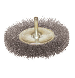 Vente de BROSSE CIRCULAIRE D.50 / TIGE DE 6x30 FIL 0.30 acier ondulé Leman, numéro 9450 / mn_330.050A à 4,99 €HT soit 5,99 €TTC.