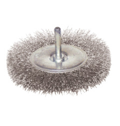 Vente de BROSSE CIRCULAIRE D.100 / TIGE DE 6x30 FIL 0.30 INOX ondulé Leman, numéro 9456 / mn_330.100I à 12,49 €HT soit 14,99 €TT