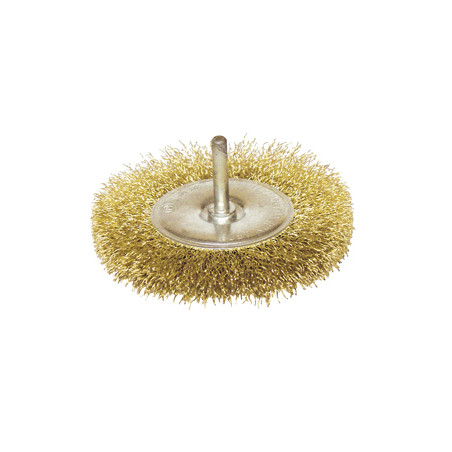 Vente de BROSSE CIRCULAIRE D.100 / TIGE DE 6x28 FIL 0.20 LAITON ondulé Leman, numéro 9463 / mn_630.100 à 8,74 €HT soit 10,49 €TT