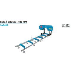 Scie A Grume 400Mm Banc 1500Mm+Rallonge De 1500Mmref SAG400 Leman