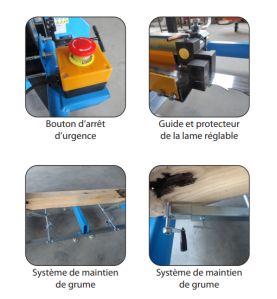 Scie A Grume 660Mm Therm Banc 2000Mm+Rallon 2000Mmref SAG660 Leman