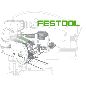 Couvercle d'int MXP 1000 Piece detachee Festool ref 10040054