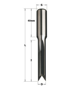 Vente de Mèches à coupes droites-gauches à mortaiser - D : 6 - l : 45 - L : 90 - S : 13 - Rotation : DROITE / GAUCHE CMT, numéro