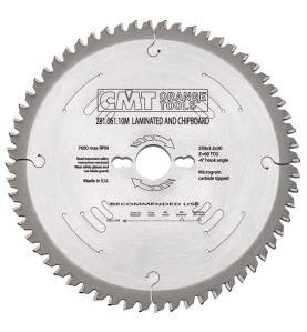 Vente de LAME CIRCULAIRE CARBURE  SCIE A FORMAT COUPE NEGAT CMT, numéro 1945 / cmt_28109712M à 99,16 €HT soit 118,99 €TTC. 