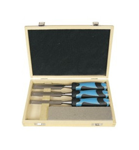 Vente de COFFRET 3 Ciseaux à bois / manche bi-matière L.12/26/40mm + Pierre Leman, numéro 14398 / mn_780.500.03 à 34,58 €HT soit