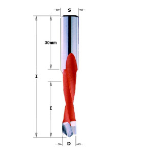 Vente de Mèches pour perceuses multi-broches - 311X - D : 8 - l : 35 - L : 70 - S : 10x30 - Rotation : DROITE CMT, numéro 2170 /