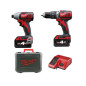 M18 BPP2C-402C - Pack 2 produits 18V composé de : M18 BPD-0 + M18 BID-0 + 2 Batterie 4,0Ah Red Li-Ion + chargeur M12-18C+ coffr