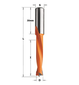 Vente de Mèches pour perceuses multi-broches - D : 7 - l : 44 - L : 77 - S : 10x30 - Rotation : GAUCHE CMT, numéro 2378 / cmt_36