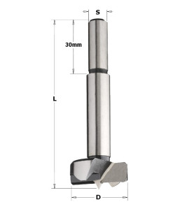 Vente de Mèches à façonner acier à queue (10mm) cylindrique - D : 15 - L : 90 - S : 10x30 - Rotation : DROITE CMT, numéro 2554 /