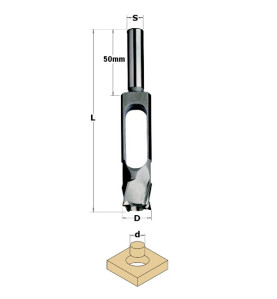 Vente de Mèches à bouchonner - d : 18 - D : 30 - L : 140 - S : 13 - Z : 4 - Rotation : DROITE CMT, numéro 2700 / cmt_52918031 à 