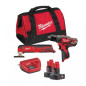 M12 BPP2D-402B - Pack 2 produits 12V composé de : M12 BPD-0 + C12 MT-0 + 2 Batteries 4,0Ah Red Li-ion + Chargeur C12C + sac