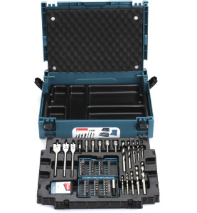 Vente de Kit 66embouts/forets makpac acc.makita, numéro 22165 / makita-accessoires_B-43044 à 110,28 €HT soit 132,34 €TTC. 