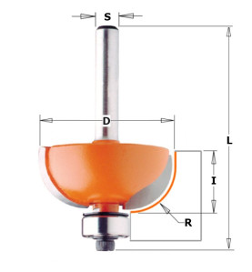 Vente de Fraises pour profil congé - R : 8 - D : 28.7 - l : 12.7 - L : 54.2 - S : 6.35 - Rotation : DROITE CMT, numéro 3147 / cm