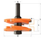 Jeux de fraise disque pour tenons et mortaise - D : 75 - l : 34.9 - T1 : 4.76-9.5 - S : 12 - Rotation : DROITE