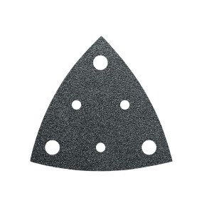 Vente de Feuille abrasive triangulaire perforée zircon 80mm - Grain 40 - Pack de 35 Référence 63717236010 Fein Fein, numéro 4347