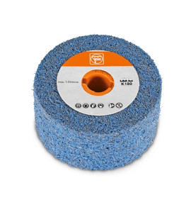 Vente de Roue à poncer élastique alésage 19mm - D100x50mm - Grain 180 Référence 63721055010 Fein Fein, numéro 43517 / fein_63721