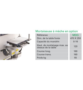 Dégau rabot Holzprofi DG320TS mono