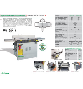 Dégau rabot Holzprofi DG320TS mono