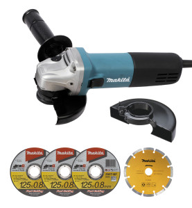 Meuleuse  Ø 125 mm 840 W ( kit d'accessoires) Makita ref 9558HNRGK1