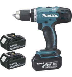 Perceuse visseuse 18 V Li-Ion 3 Ah Ø 13 mm (3 batteries) Makita ref DDF453SFE3