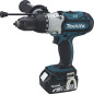 Perceuse visseuse à percussion 18 V Li-Ion 4 Ah Ø 13 mm  MAKITA DHP451RMJ