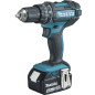 Perceuse visseuse à percussion 18 V Li-Ion 4 Ah Ø 13 mm  MAKITA DHP482RMJ