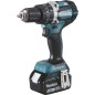 Perceuse visseuse à percussion 18 V Li-ion 5 Ah Ø 13 mm  MAKITA DHP484RTJ