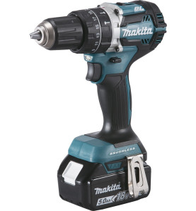 Perceuse visseuse à percussion 18 V Li-ion 5 Ah Ø 13 mm  Makita ref DHP484RTJ