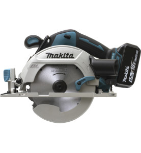 Scie circulaire 18 V Li-Ion 5 Ah Ø 165 mm  Makita ref DHS680RTJ