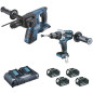 Ensemble de 2 machines 18 V Li-Ion 5 Ah  (DHR264 + DHP481) MAKITA DLX2101PTJ