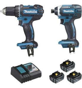 Ensemble de 2 machines 18 V Li-Ion 5 Ah  (DDF482 + DTD152) Makita ref DLX2127TJ1