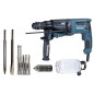 Perfo-burineur SDS-Plus 800 W 26 mm (coffret alu + kit d'accessoires) MAKITA HR2631FTX4