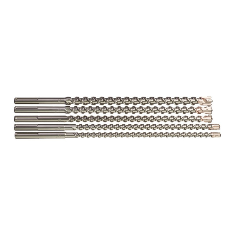 SET 5 FORET SDS MAX16/18 X 540 MM, 20/22/25 X 520 MM