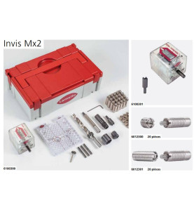 Invis mx piece de liaison pour cloison d'epaisseur (10x)