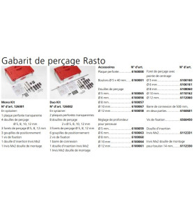 Invis mx piece de liaison pour cloison d'epaisseur (10x)