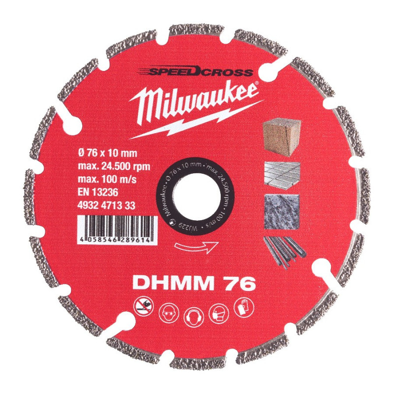 DISQUE DIAMAND MULTI MATERIAUX 76 MM 1 PC