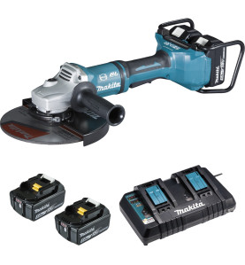 Meuleuse Ø 230 mm 36 V (2x18V Li-Ion)  5 Ah (4 batteries) MAKITA DGA900PT4