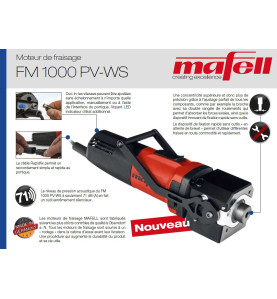 Moteur de fraisage FM 1000 PV-WS