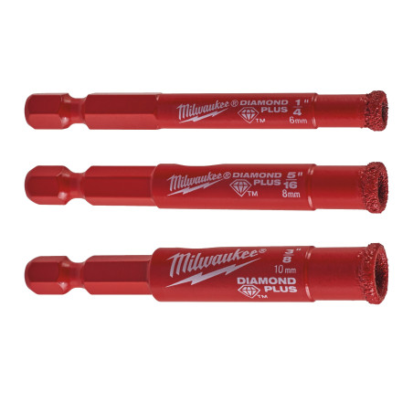 Vente de FORET DIAMANT GEN II SET 3 PCS (6810 MM) Milwaukee, numéro 71932 / mlwk_4932471771 à 48,33 €HT soit 57,99 €TTC. 