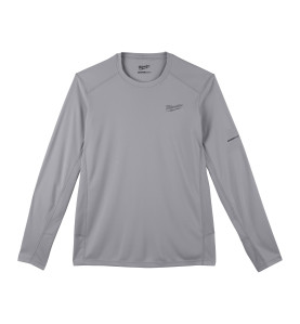 WWLSG-M - T-SHIRT RESPIRANT ÉTÉ MANCHES LONGUES GRIS - TAILLE (M)