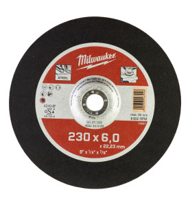 DISQUE A MEULER 230MM EPAISSEUR 6 MM CONTRACTOR - 1PC