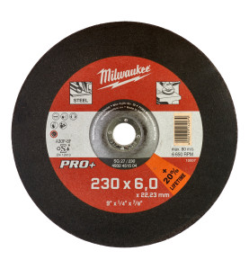 DISQUE A MEULER  230 EPAISSEUR 6 MM PRO+ -1PC